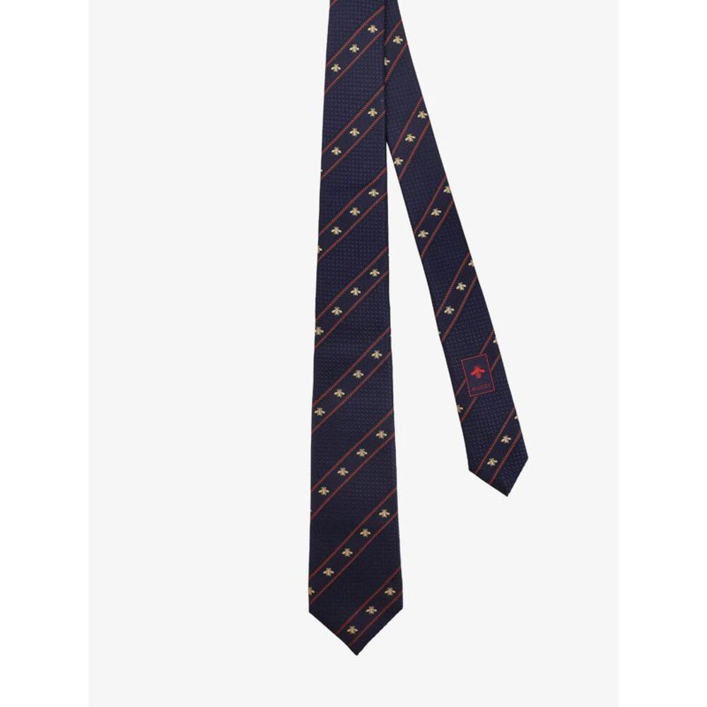 Gucci Men Labour Silk Tie - Picture 2 of 2